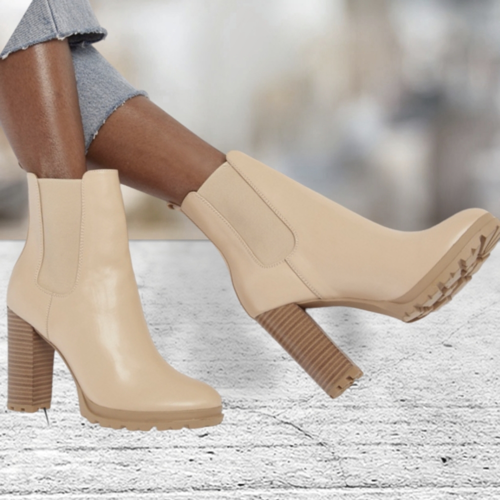 JUSTFAB Shandee Chelsea Lug Sole Bootie